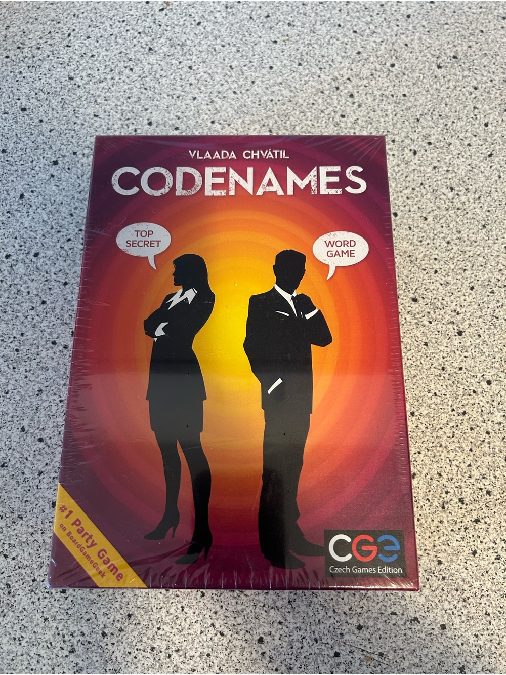 Codenames Board Game - Red & Orange Cover